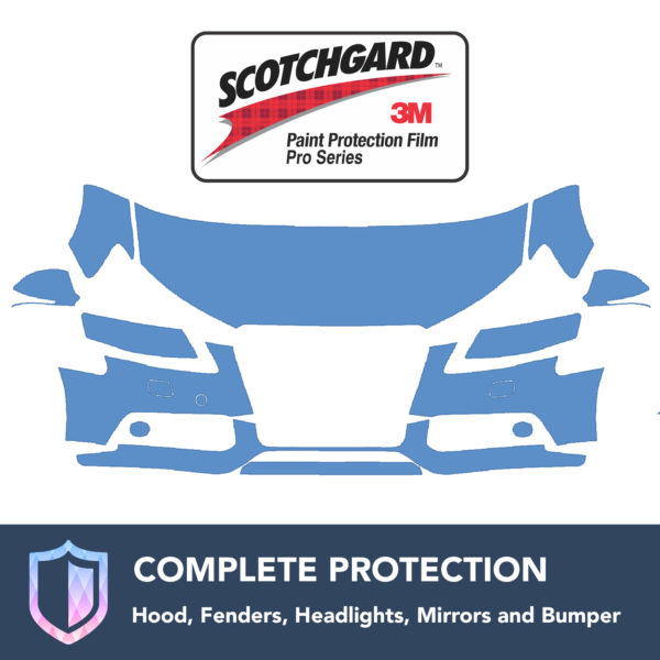 3M Audi A4 2009-2012 Clear Bra Precut Paint Protection Film Kit