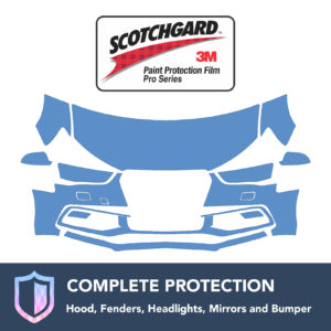 3M Audi A4 S-Line 2013-2016 Clear Bra Precut Paint Protection Film Kit