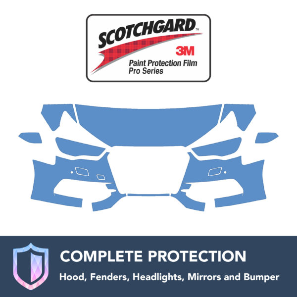 3M Audi S3 2014-2016 Clear Bra Precut Paint Protection Film Kit