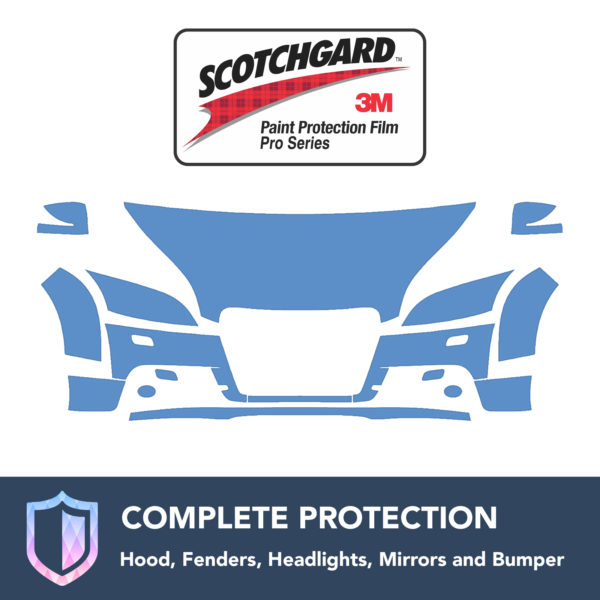 3M Audi TT S-Line 2011-2014 Clear Bra Precut Paint Protection Film Kit