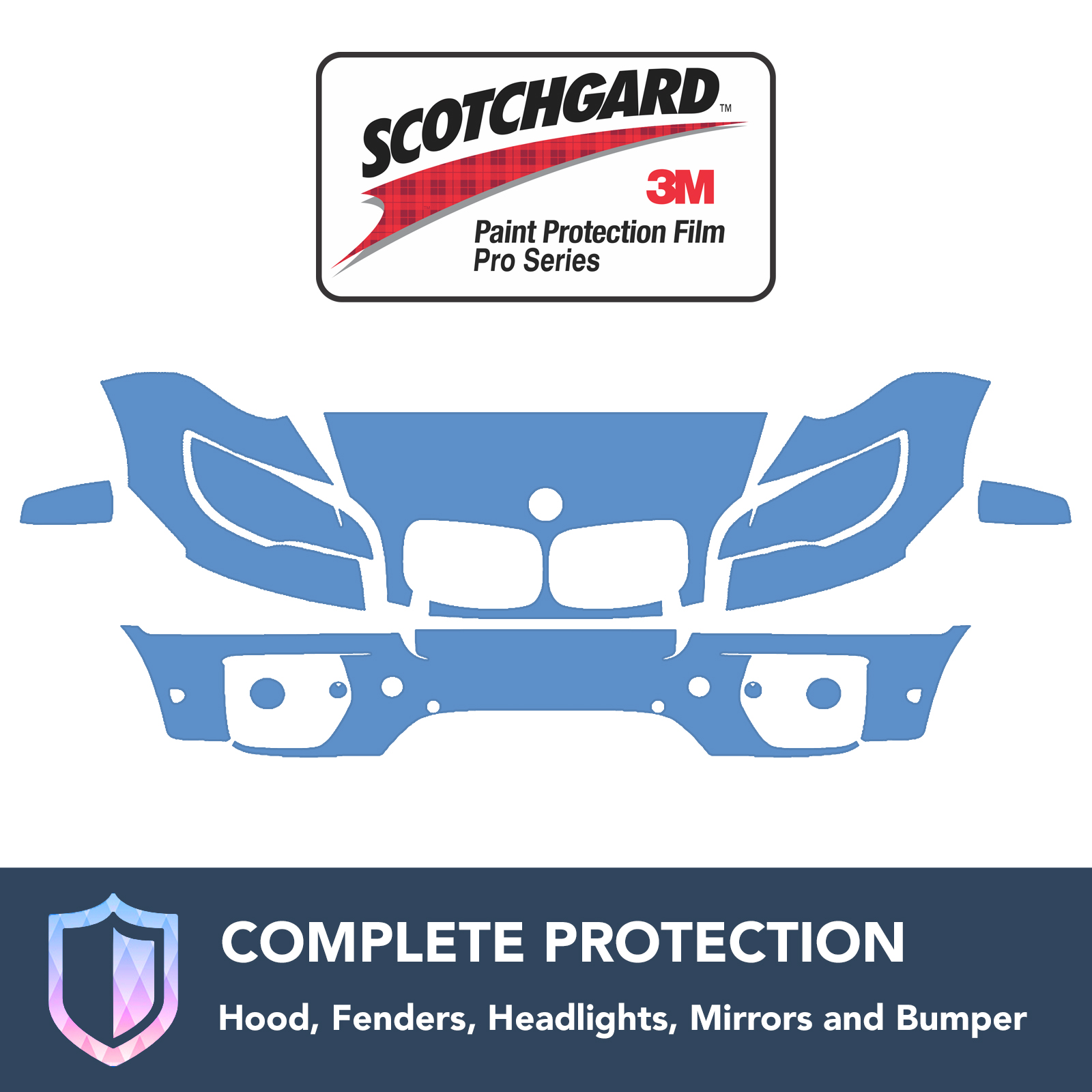 3M Scotchgard Paint Protection Film Pro Series Pre-Cut Kit 2015 2016 BMW X6