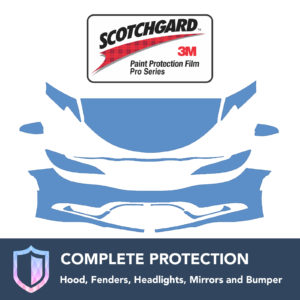 3M Chrysler 200 2015-2016 Clear Bra Precut Paint Protection Film Kit