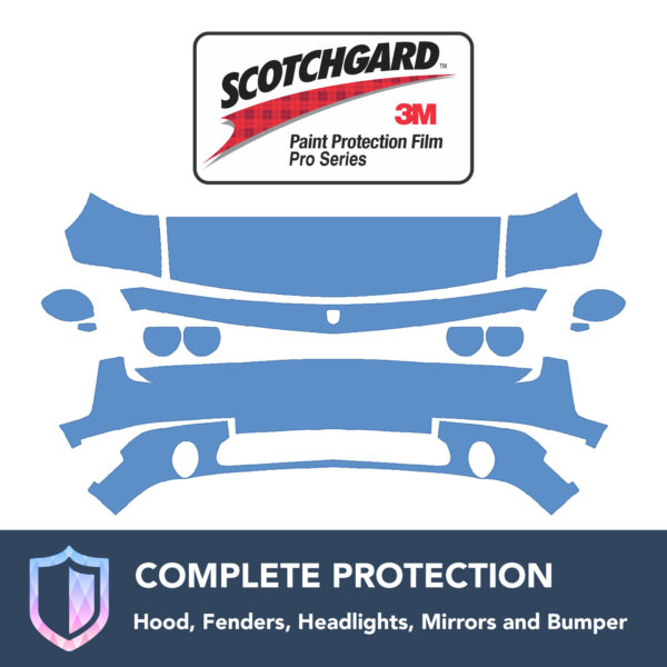 3M Dodge Challenger 2008-2010 Clear Bra Precut Paint Protection Film Kit
