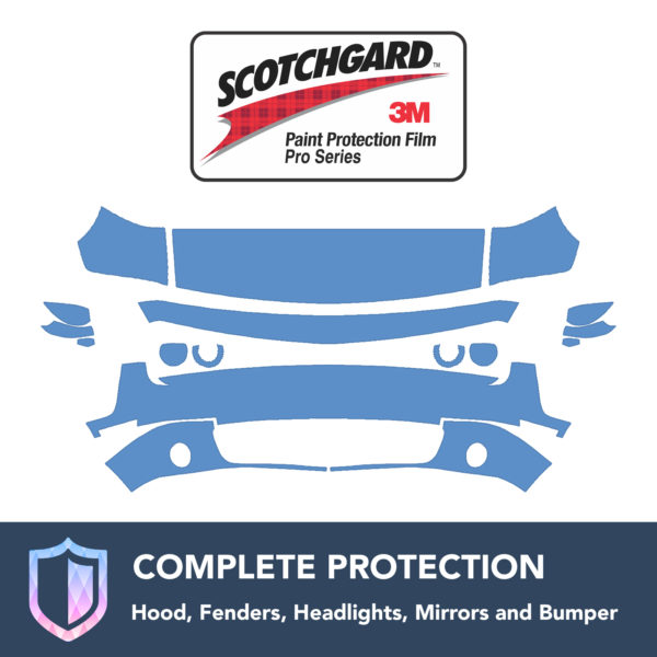 3M Dodge Challenger 2015-2016 Clear Bra Precut Paint Protection Film Kit