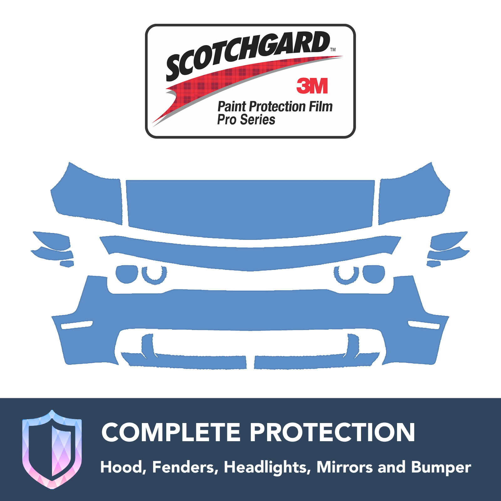 Details about   3M Scotchgard Paint Protection Film Pro 2015-2018 Dodge Challenger SRT Hellcat