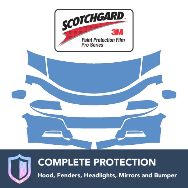 3M Dodge Charger 2015-2016 Clear Bra Precut Paint Protection Film Kit