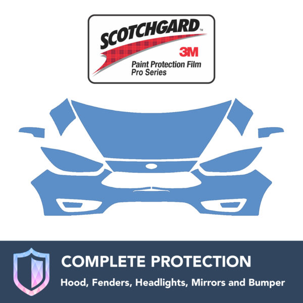 3M Ford Focus 2015-2016 Clear Bra Precut Paint Protection Film Kit