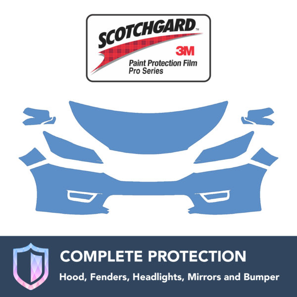 3M Honda Accord 2013-2015 Clear Bra Precut Paint Protection Film Kit