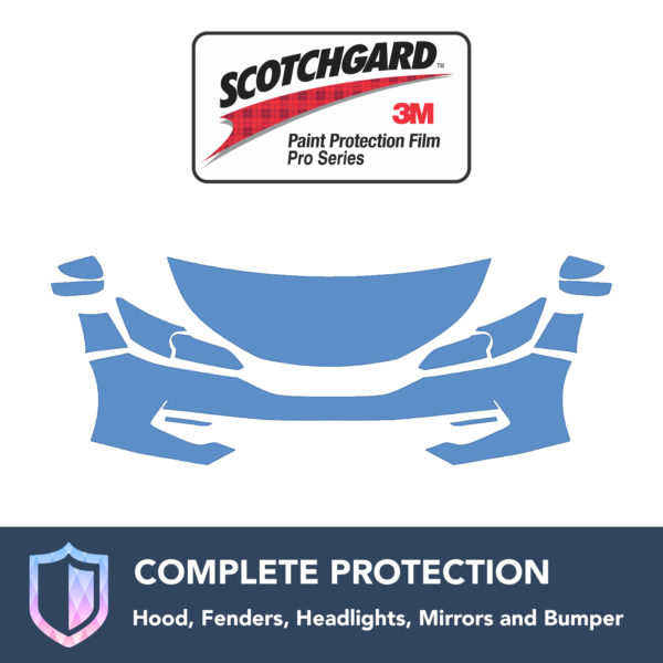 3M Honda Accord Sedan 2016 Clear Bra Precut Paint Protection Film Kit