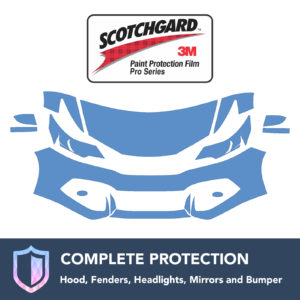 3M Honda Civic Coupe 2014-2015 Clear Bra Precut Paint Protection Film Kit