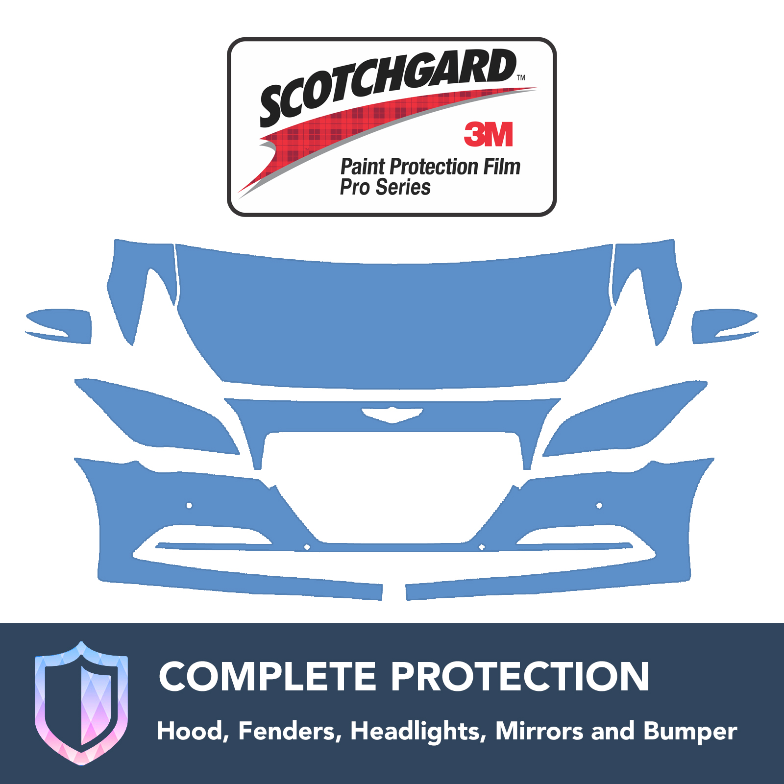3M Hyundai Genesis Sedan 2015-2016 Clear Bra Precut Paint Protection Film  Kit - The Paint Protection Guys