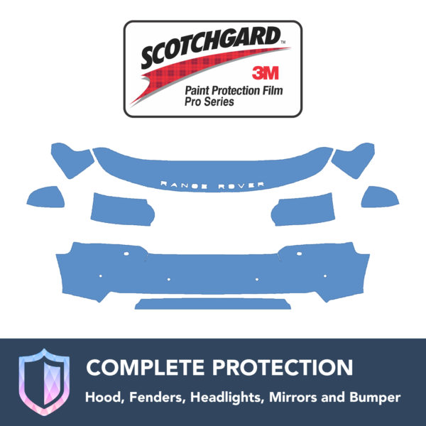 3M Land Rover Range Rover 2010-2012 Clear Bra Precut Paint Protection Film Kit