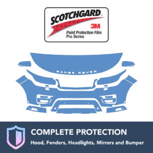 3M Land Rover Range Rover Sport 2014-2016 Clear Bra Precut Paint Protection Film Kit