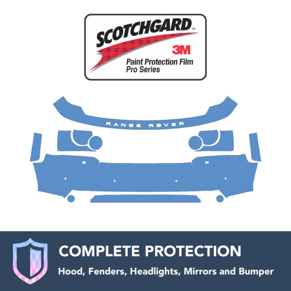 3M Land Rover Range Rover S/C 2006-2009 Clear Bra Precut Paint Protection Film Kit