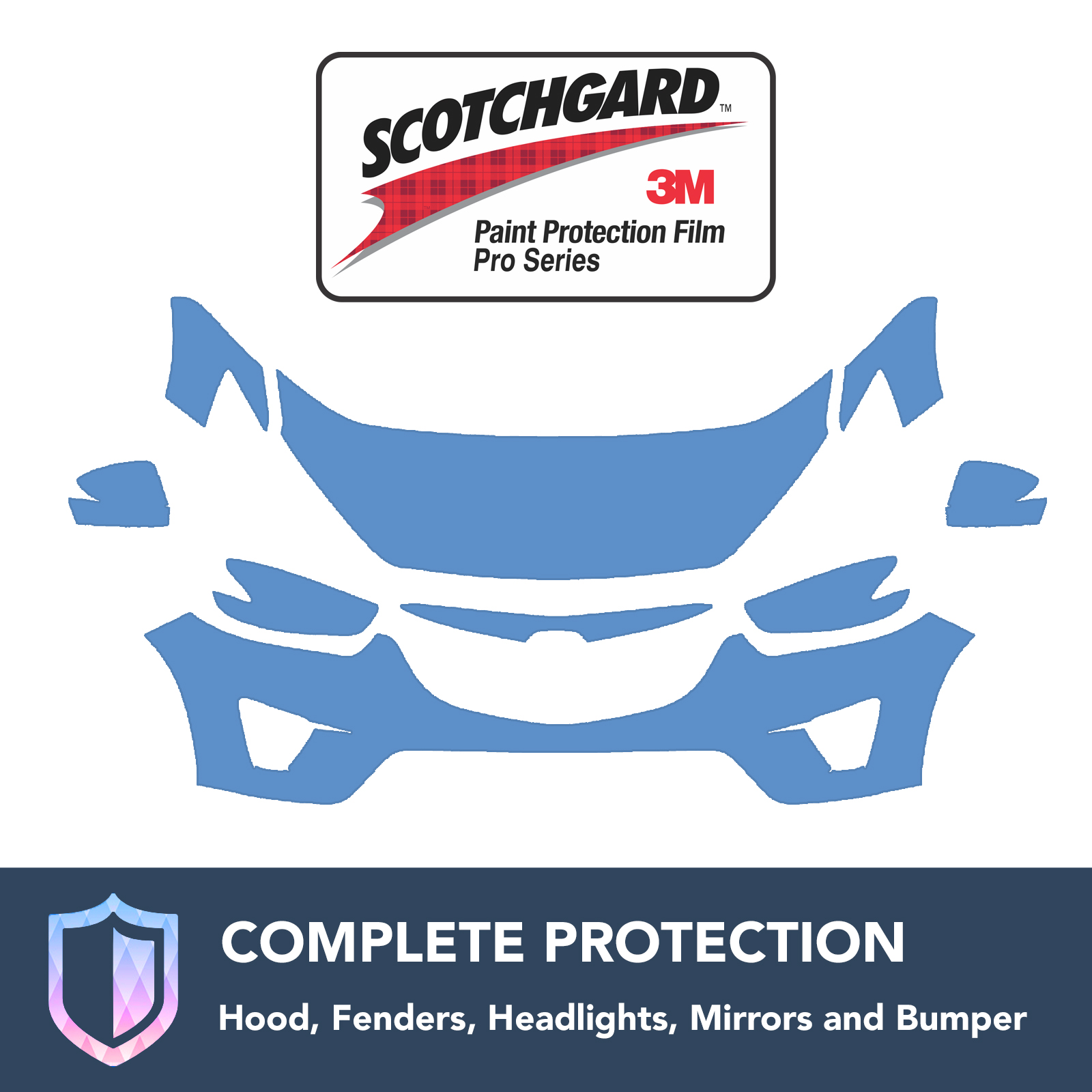3M Scotchgard Paint Protection Film Pro Series Clear Bra Kit 2016 Mazda CX-5 