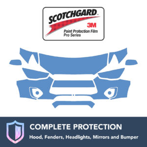3M Mitsubishi Outlander Sport 2011-2015 Clear Bra Precut Paint Protection Film Kit