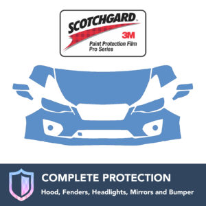 3M Subaru Impreza 2012-2014 Clear Bra Precut Paint Protection Film Kit