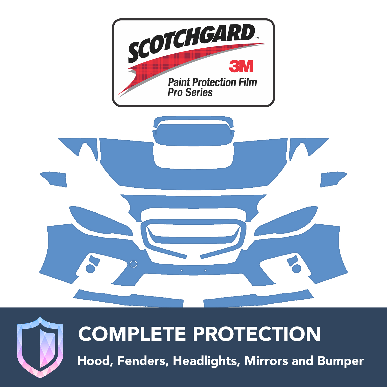 3M Scotchgard Paint Protection Film Clear Bra Pre-Cut Fits 2015 Subaru Forester