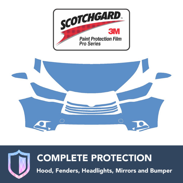 3M Toyota Highlander 2014-2016 Clear Bra Precut Paint Protection Film Kit